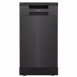 Hisense HS523E15BUK, Freestanding, Slimline (45 cm), Black, Black, Buttons, LED