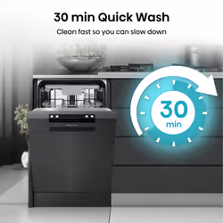 Hisense HS523E15BUK dishwasher Freestanding 10 place settings E - Additional view 4