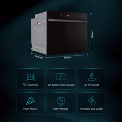 Hisense BI64221PDBG 77 L 3500 W Black