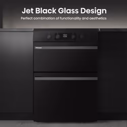 Hisense HDCEIT6C20B cooker Freestanding cooker Electric Zone induction hob Black - Additional view 4
