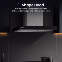 Hisense CH6T14BXBUK cooker hood Wall-mounted Stainless steel A 594 m³/h