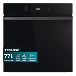 Hisense Hi4 BlackLine BI64223ADBGUK Built In Electric Single Steam Oven - Black