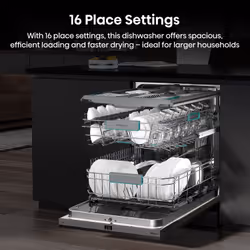 Hisense HV16AUK dishwasher Fully built-in 16 place settings A - Additional view 5