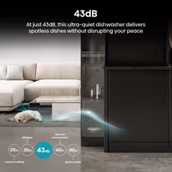 Hisense HV16AUK dishwasher Fully built-in 16 place settings A - Additional view 7