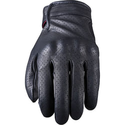 Five Mustang Evo Perforated Motorcycle Gloves, black, Size S for Men