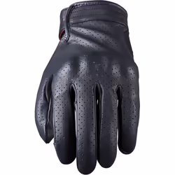 Five Mustang Evo Ladies Perforated Motorcycle Gloves, black, Size L for Women