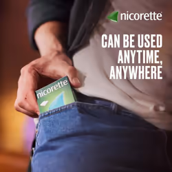 Nicorette 2mg Gum Help to Quit Cigarettes , Original Flavoured