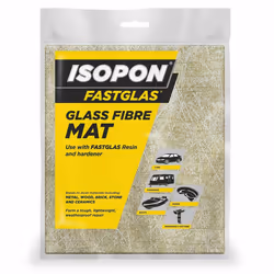 U-POL Isopon Fastglas Glass Fibre Mat 25cm x 110cm 2 UPOL Mats Per Pack X2