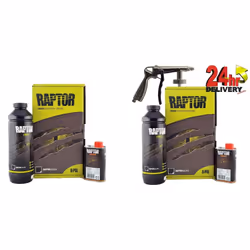 Raptor 1 litre Black x 2 plus Underbody gun