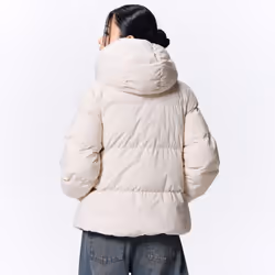 Gu By Uniqlo Heat Padded Blouson - 09 BLACK/3XL