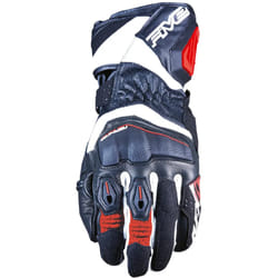 Five RFX4 EVO Motorcycle Gloves, black-white-red, Size M for Men