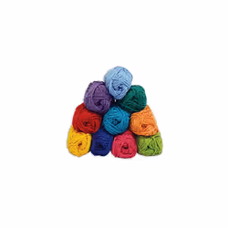 Springboard Coloured Acrylic Craft Cotton (Pack of 10 Balls)