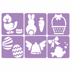 SODERTEX L730003, Art stencil, Children, Violet, Plastic, 5 mm, 140 mm