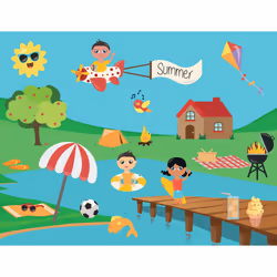 SODERTEX L940200 kids' stickers