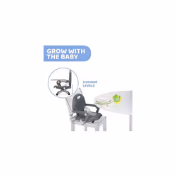 Chicco Pocket Snack Toddler Booster Seat Dining Chair for Children 6 Months to 3 Years (15 kg), Portable and Adjustable Baby High Chair with Compact