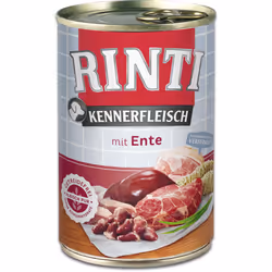 RINTI Kennerfleisch, Adult, Any breed, Duck, 400 g, Soy free