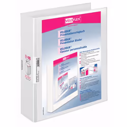 Veloflex VELODUR, A4, Polypropylene (PP), White, 300 sheets, 80 g/m², 4 cm