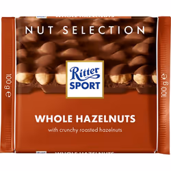 Ritter Sport Whole Hazelnuts 100 g