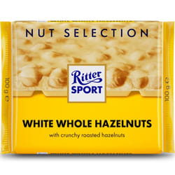 Ritter Sport White Whole Hazelnuts 100 g