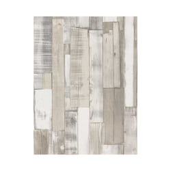 Wood Board Panel Wallpaper White Rasch 203714