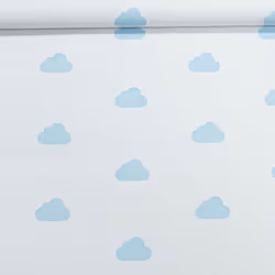 Rasch Blue Clouds Motif Cartoon Childrens Sky Bedroom Wallpaper 210644
