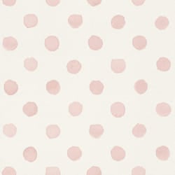 Rasch Bambino XIX 252019 Non-Woven Wallpaper with Large Polka Dots in Pink