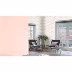 Rasch Bambino XIX 252019 Non-Woven Wallpaper with Large Polka Dots in Pink