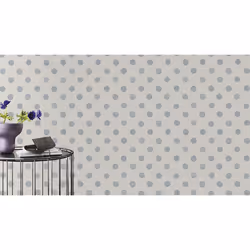 Rasch Bambino XIX 252033 Non-Woven Wallpaper with Large Dots in Blue