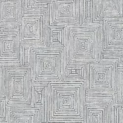Grey Geometric Wallpaper Rasch Silver Square Metallic Textured Embossed Vinyl
