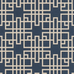 Rasch Kimono Graphic Blue Wallpaper