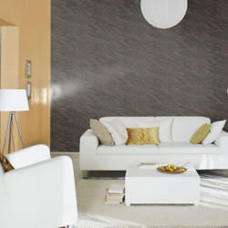 Factory Marbled Shimmer Wallpaper Charcoal with Gold Rasch 428964