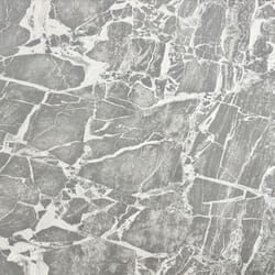 Rasch Vasari Enzo Grey Marble Wallpaper Metallic Heavyweight Textured Vinyl