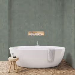 Boho Geometric Textured Wallpaper Rasch - Blue/Gold