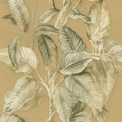 Rasch Boho Palm Leaf Mustard Wallpaper 571479