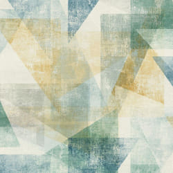 Linares Triangles Geometric Wallpaper Multicolour Textured Vinyl