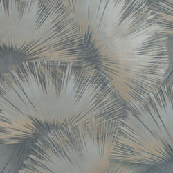 Opulenza Fan Vinyl Wallpaper Rasch - Blue