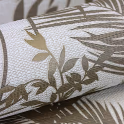 Rasch Kalahari Palm Leaves Brown Wallpaper 704136