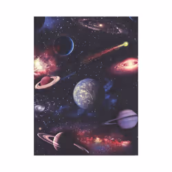 Space Planets Wallpaper Multi Rasch 815429