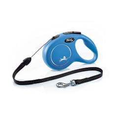 Flexi New Classic S Cord 8 m Blue Dog Retractable lead