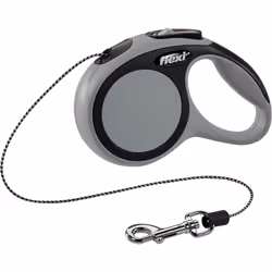 Flexi New COMFORT, Dog, Retractable lead, Black, Grey, Cord, 8 kg, 3 m