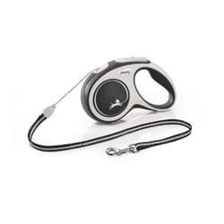 Flexi New Comfort S Cord 5 m Black Dog Retractable lead