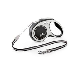 Flexi New Comfort S Cord 8 m Black Dog Retractable lead