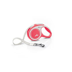 Flexi New Comfort XS Tape 3 m Red Universal Retractable lead