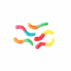 Trolli Sour Glowworms Fruit Sour Sweet Party 1kg Tub