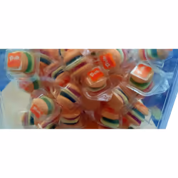 Trolli Party Burger Mini Sweets 60 Gummies Fruit
