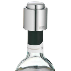 Clever&More wine stopper with inscription, wine bottle stopper Ã 2.4 cm, Cromargan matt stainless steel, 18/10, height 4.7 cm