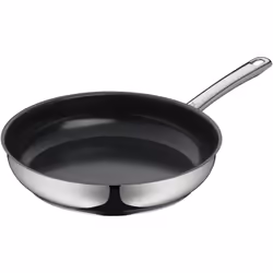 WMF Fry Pan, Round, All-purpose pan, Black, Ceramic, 250 °C, Stainless steel