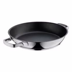 WMF 7115006228, Round, All-purpose pan, Black, Stainless steel, 250 °C, Stainless steel, 24 cm