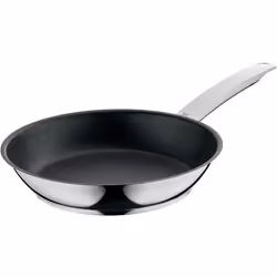 WMF PermaDur, Round, All-purpose pan, Black, Stainless steel, Stainless steel, 250 °C, Stainless steel
