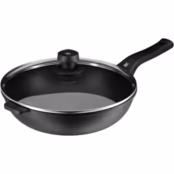 WMF PermaDur Premium 0576304291, Round, Wok/Stir-Fry pan, Black, PermaDur, Aluminium, 1 pc(s)